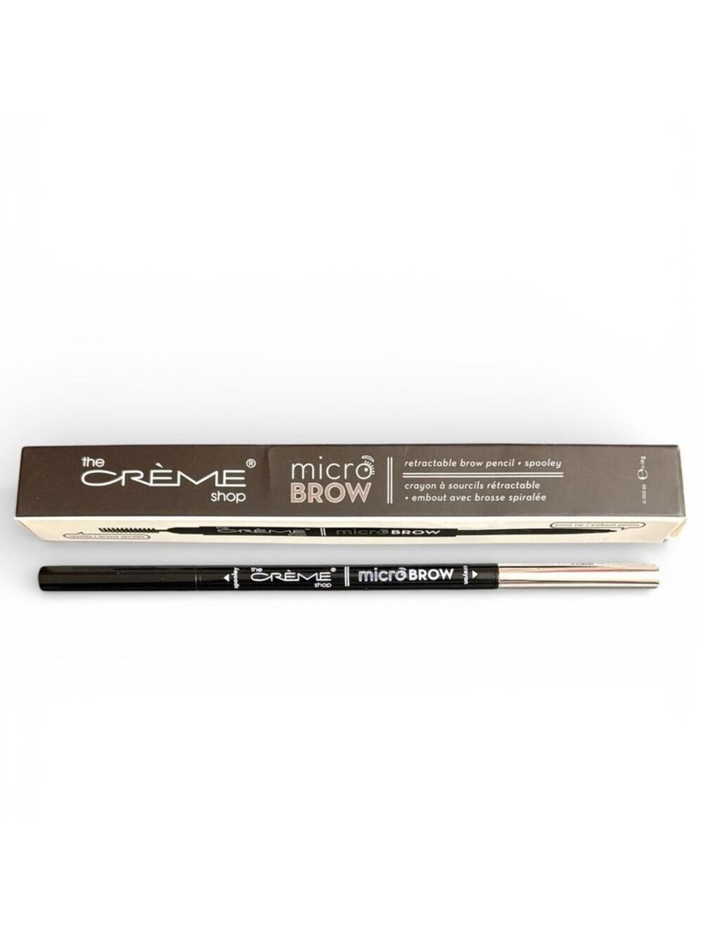 The Crème Shop MicroBrow Retractable Brow Pencil in Ebony